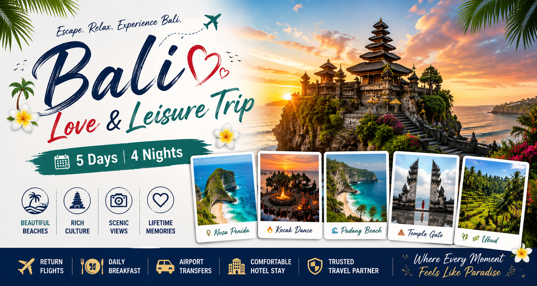 🌴❤️ Bali Love & Leisure Trip