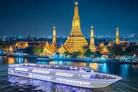 The luxury white dinner cruise ( upper deck with private transfer )
